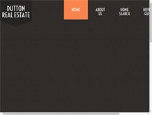 Tablet Screenshot of duttonrealestate.com
